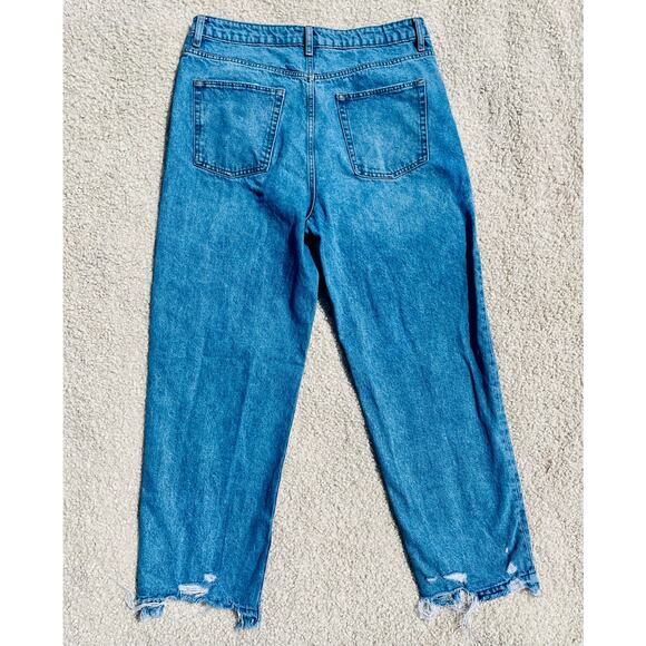 Revolve Lovers and Friends Ryan-High Straight Raw Hem-Size 32 - Picture 6 of 8